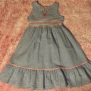Girls gingham dress